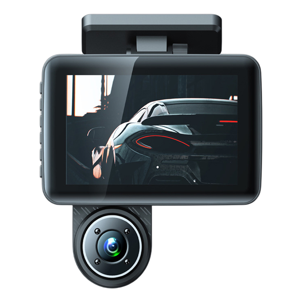 3 Channel Car DVR 4 Inch HD 1080P 3 Lens Vehicle Dash Cam